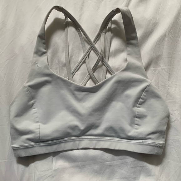 Lululemon White Bra - Picture 1 of 5